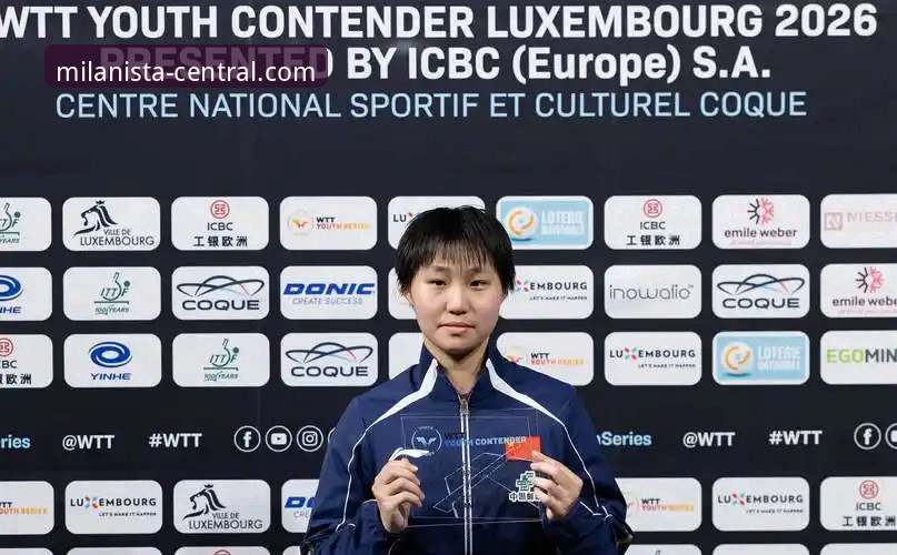 国乒新星孙笑薇卢森堡夺冠，米兰体育平台全程见证成长之路